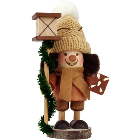Alexander Taron Importer 13-0702 Christian Ulbricht Ornament-Gingerbread Boy-5" H W x 2.5" D, Brown