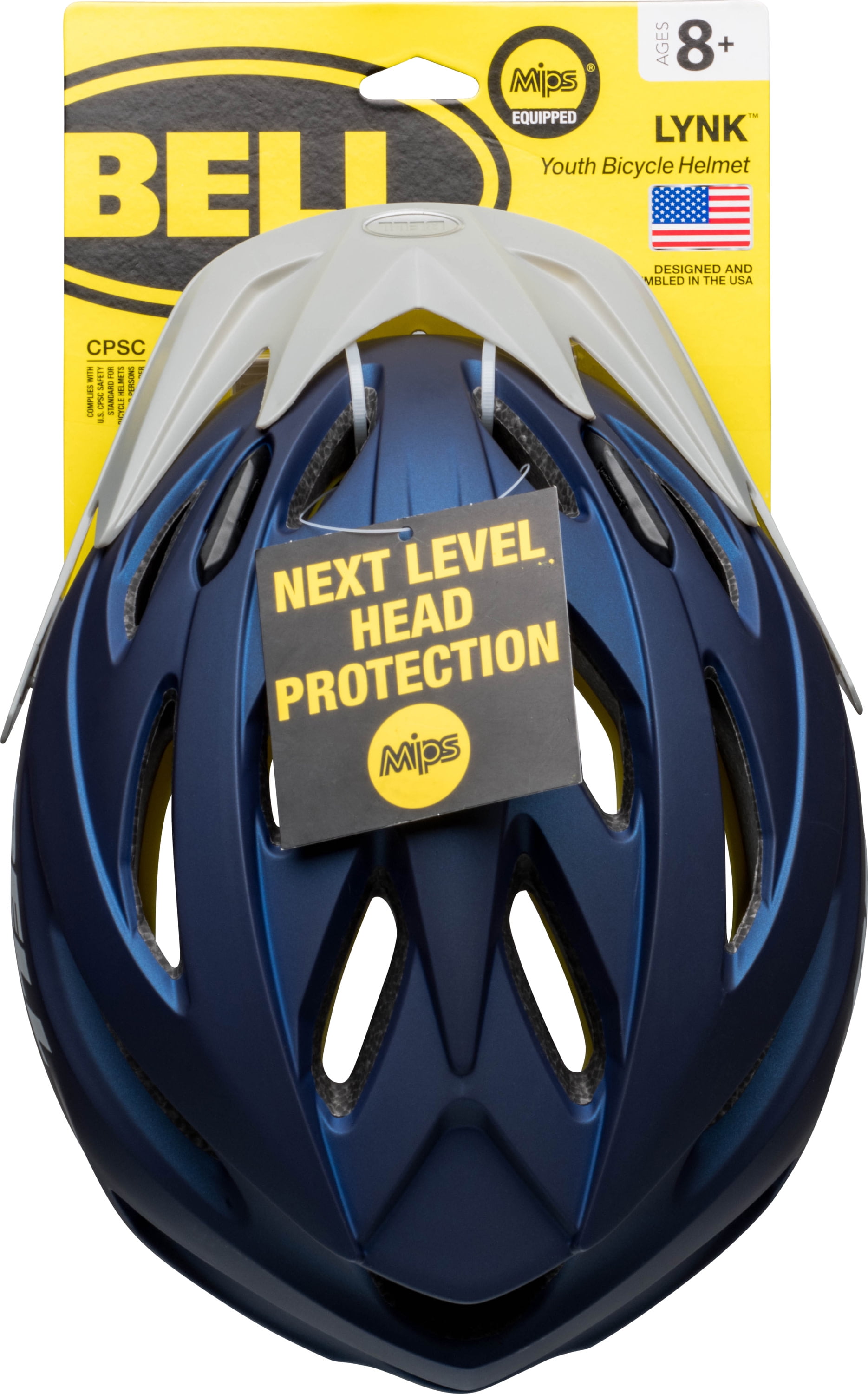 Bell Lynk Youth MIPS Bike Helmet Solid Blue 8 52 58 cm Walmart