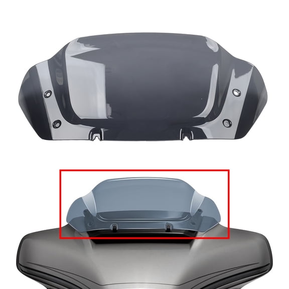 NS Wind Splitter Windshield Windscreen 1 Pc for Street Glide FLHX/I 2024 Smoke