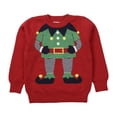 thumbnail image 3 of Suéter Para Niños, Bebés, Niñas, Niños, Navidad, Papá Noel, Suéter De Punto, Suéter, Tops, Rojo Odeerbi LM103-3079, 3 of 6