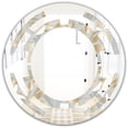 thumbnail image 2 of Designart 31.5" x 31.5" Gray Modern Wall Mirror, 2 of 3