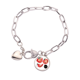 thumbnail image 1 of Sabroso tomate verduras saludables de acuarela Pulsera de cadena de corazón joyería encanto moda, 1 of 3