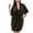 Black, variant on Luxalzxs Womens Plus Size Nightgowns Satin Kimono Robes Short Silk Bathrobe Bridesmaid Wedding Party Nightgown Sleepwear with Pocket