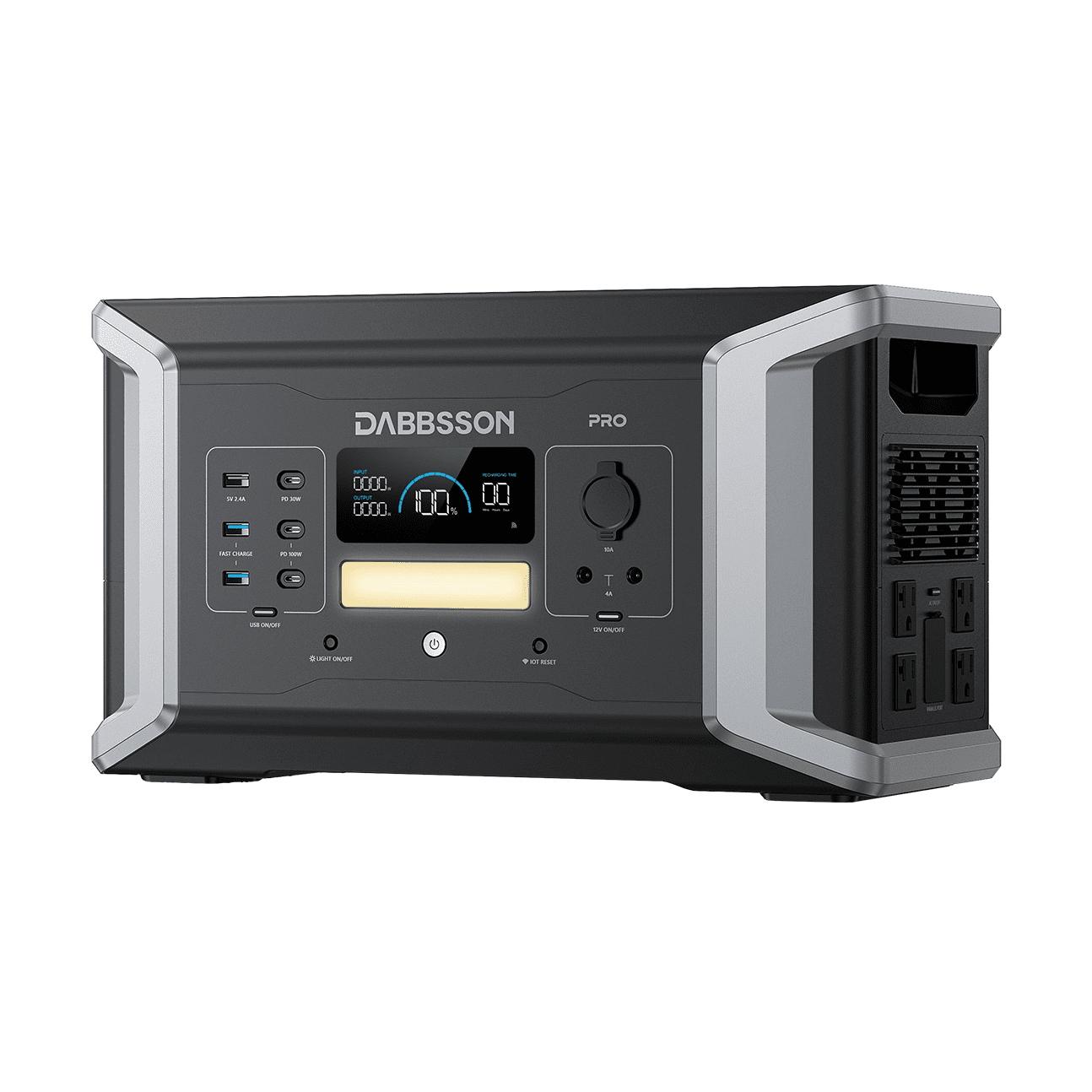 Dabbsson 1024Wh 2000W Portable Power Station DBS1000 Pro Solar Generator LiFePO4 for Off-Grid Living, Home Use, Camping, RV