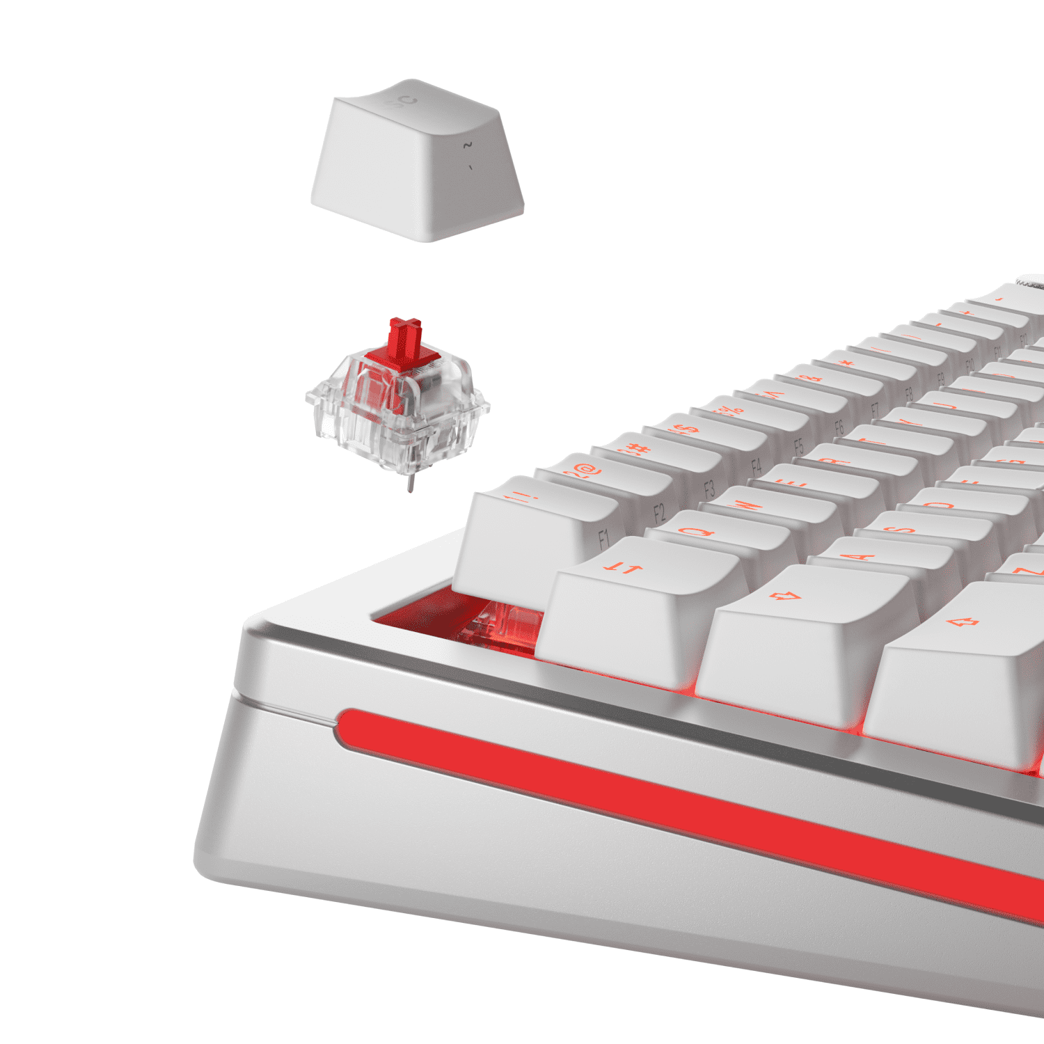 Glorious Gaming Fox Lubed 110 Piece Linear Hot Swappable High-Grade Polymer Switches for Mechanical Gaming Keyboards