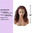thumbnail image 2 of Lyricalhair Box Braided Wig for Black Women 18" Hand Braids Lace Front with Baby Hair Wigs Micro Twist Cornrow Braid Synthetic Hairpiece, 2 of 5