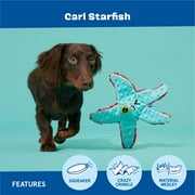 BARK Carl Starfish Plush Dog Toy, Extra Small to Medium