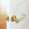 thumbnail image 3 of Design House Scroll Privacy 2-Way Bed and Bath Door Lever, Polished Brass, 3 of 12