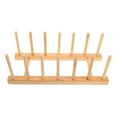 thumbnail image 6 of LOLIPPYY Thread Spool Holder Rack Small Wooden Yarn Spool Storage Rack for Sewing Supplies Beige 1Set 11.8X4.7X4.3in, 6 of 8