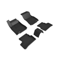 3D MAXpider Custom Fit Kagu Floor Mat (Black) Compatible with Mercedes-Benz GLA-Class / AMG GLA35/45 (H247) 2021-2025 - Full Set