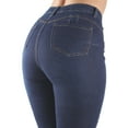 thumbnail image 2 of Fashion2Love Women's Juniors Butt Lift Push Up High Waist Ripped Distressed Skinny Jeans, 2 of 9