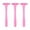 pink, variant on 3PCS Callus Remover Razors, Foot Scraper Pedicure Tools for Dead Skin, Hard Skin & Cracked Heels, Foot Care Kit for Men Women