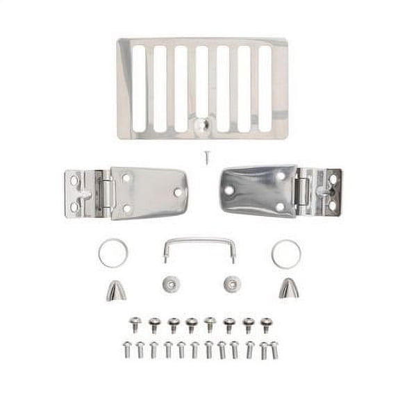 Smittybilt Hood Kit (Stainless Steel) - 7465