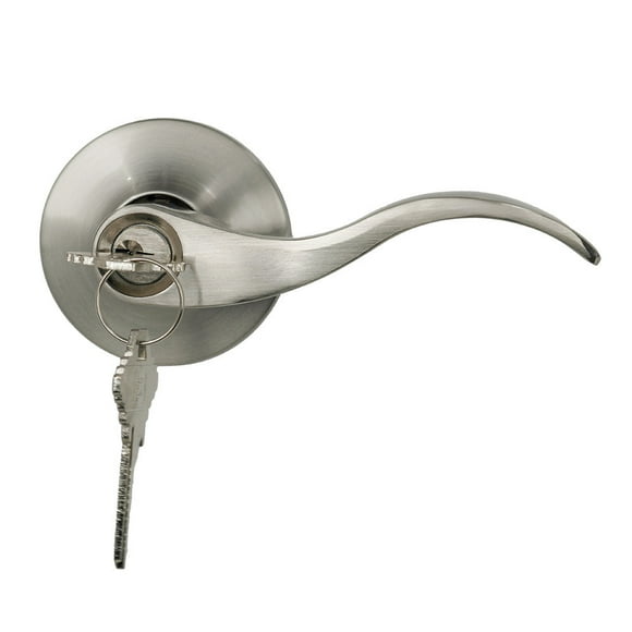 Interior door entrance handle featuring a wave-style design