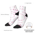 thumbnail image 6 of Fuzoiu Breast Cancer Awareness (4) Print Adult Socks, Crew Moisture-wicking Socks, Unisex Cushion Crew Socks,Casual Sports Ankle Socks, 6 of 7