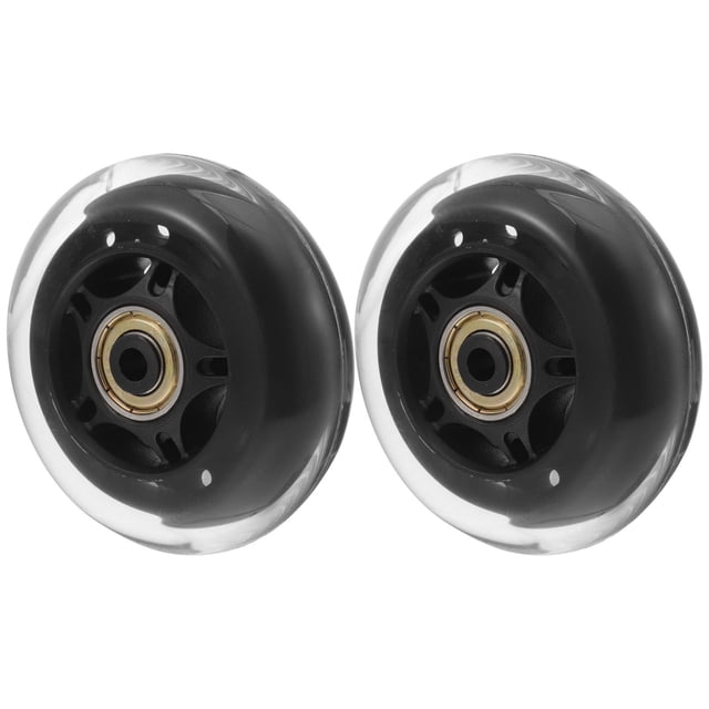Phenofice Lot de 6 Patins à Roulettes Roues pour Usage Extérieur Résistance à la Pression 3 Pouces Pu