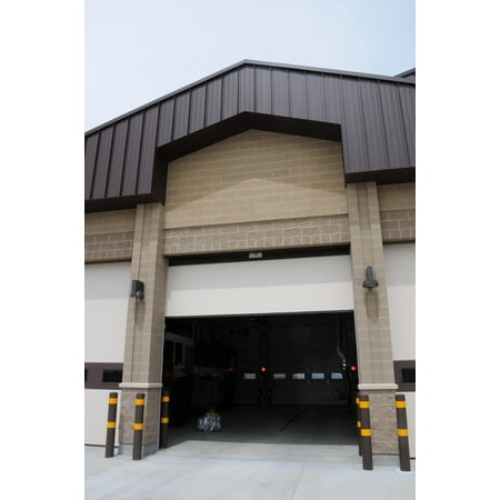 The vehicle entrance to the new three-bay fire station at Hill Air Force Base, Utah, May 16, 2011. T Poster Print 24 x