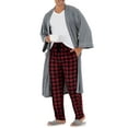 thumbnail image 6 of George Men's Fleece Plaid Sleep Pants, 6 of 6