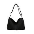 thumbnail image 1 of Bolso de mano de moda para mujer, bolso de lona, bolso de gran capacidad Hobo, bolsos de lona duraderos Negro Zulema bolsos de hombro de las mujeres, 1 of 7