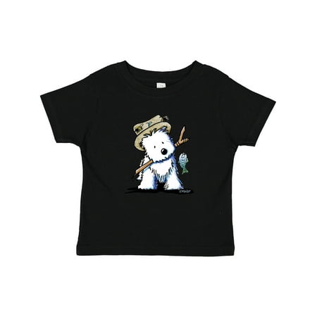 

Inktastic Westie Fishing Buddy Gift Baby Boy or Baby Girl T-Shirt