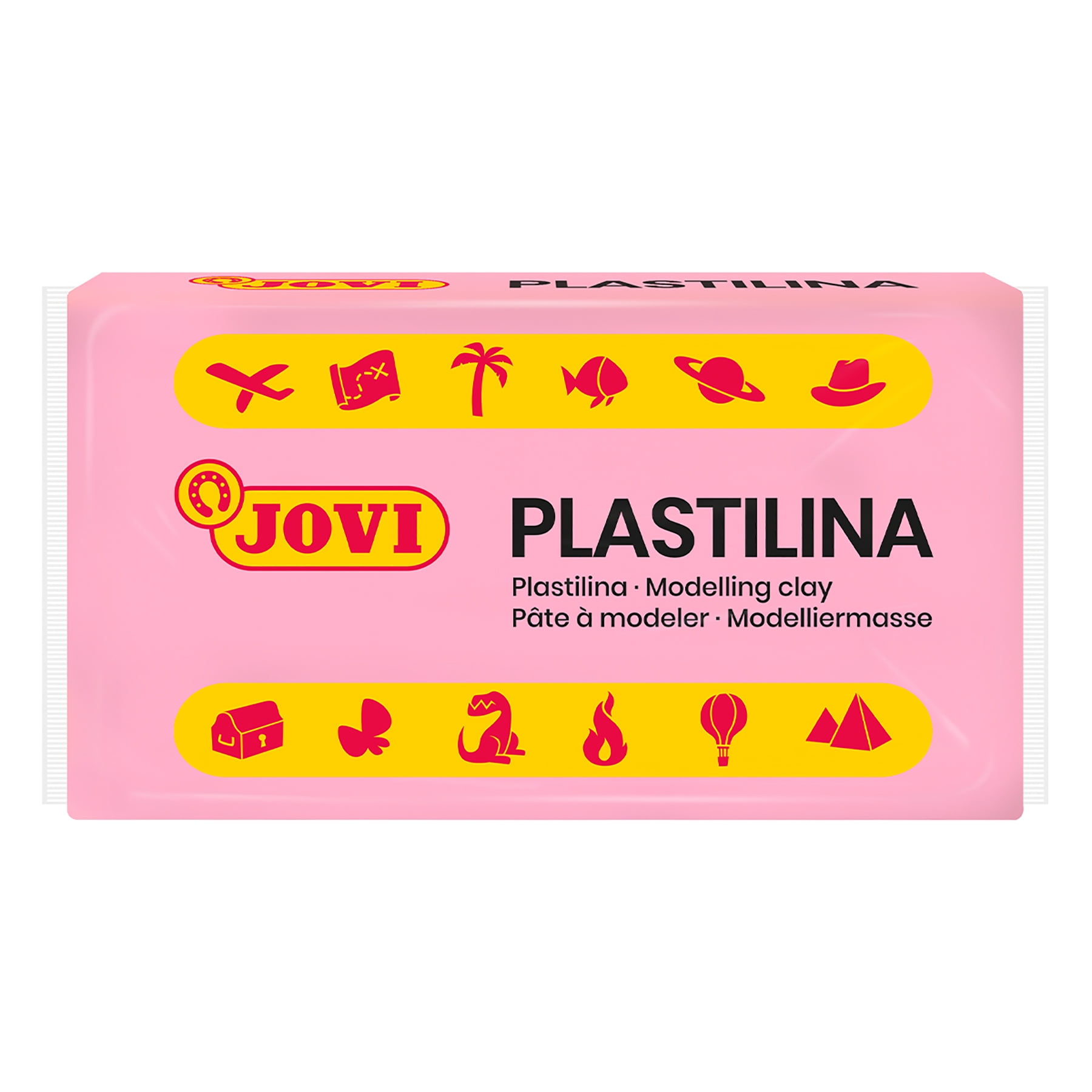 JOVI Plastilina Modeling Clay, Display Box of 30 Bars, Neon Colors