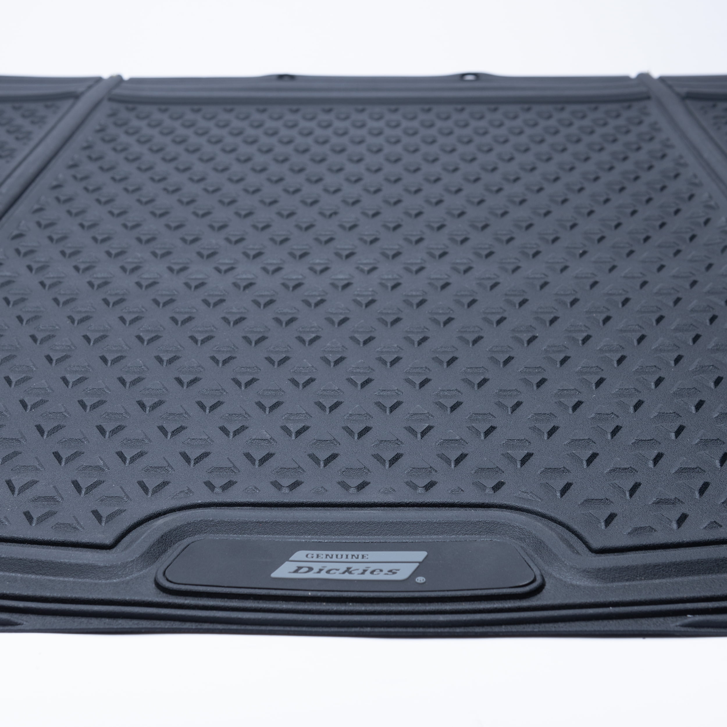 Genuine Dickies 4 Piece Heavy Duty All Weather Floor Mats Black, 80333WDI