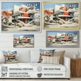 thumbnail image 4 of Designart "Colorful 0 Mid Century Architectural consistency I" Architecture Floater Framed Canvas Art Print, 4 of 7