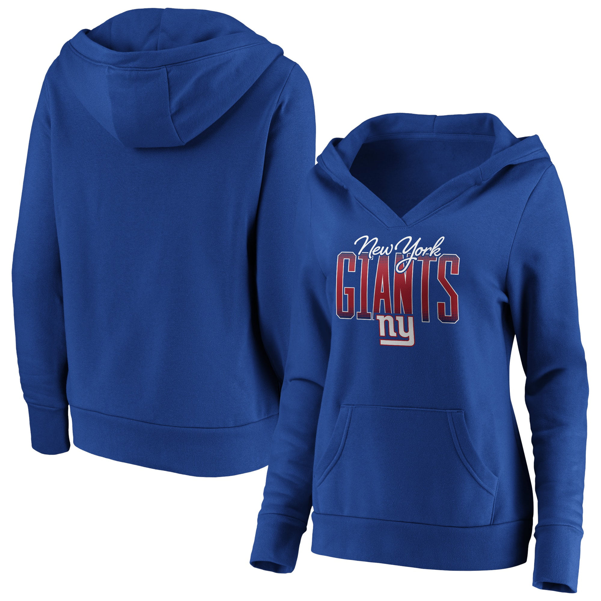 Women's Fanatics Branded Royal New York Giants Upright Script Pullover ...