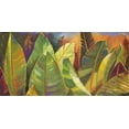 thumbnail image 2 of Pinto, Patricia 14x9 Gold Ornate Wood Framed with Double Matting Museum Art Print Titled - Through the Leaves II, 2 of 4