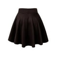 thumbnail image 2 of MBJ Womens Basic Versatile Strechy Flare Skater Skirt, 2 of 4