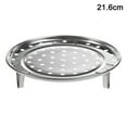 thumbnail image 3 of Steamer Shelf Rack Stainless Steel Stand Pot Steaming Tray Cookware Kitchen Accessories, 3 of 7