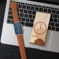thumbnail image 7 of Men’s Vintage Quartz Watch Rectangular Dual-Dial Design with Dual Time Zone,Waterproof Man Watch with Leather Strap, Perfect for Travel & Business, 7 of 7