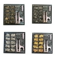 thumbnail image 1 of 100 Piece/set 10-17mm Snap Button Fastener Set Buttons Kit for Jacket Shoes Waistband Boots Copper Press Stud Sewing Accessory Gold, 1 of 7