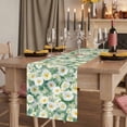 thumbnail image 2 of Table Runners 108 Inches Long Dress Scarves, Spring White Daisy Farmhouse Coffee/Dining/Kitchen Table Runner for Living Room, Flowers Green Leaves Pastoral Botanical 13x108 Inch, 2 of 9