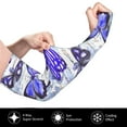 thumbnail image 3 of Daiia Butterflies UV Sun Protection Arm Sleeves - Cooling Compression Arm Sleeve - Sports & UV Arm Sleeves for Men & Women, 3 of 8