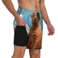 thumbnail image 2 of Daiia Sunshine Cloud Bulldog Mens Swim Trunks Swim Shorts Quick Dry Swim Shorts with Mesh Lining Pockets-XX-Large, 2 of 9