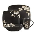 thumbnail image 2 of Gibson Elite Lanark 16 Piece Square Dinnerware Set with Plates, Bowls, & Mugs, 2 of 5