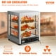 thumbnail image 2 of VEVOR Calentador de alimentos comercial, 3 niveles, calentador de pizza de 800 W con calefacción 3D, calentador de repostería para encimera con perilla de temperatura y pantalla, 2 of 9
