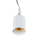 thumbnail image 6 of 2X E27 Ceramic Screw Base Round LED Light Bulb Lamp Socket Holder Adapter Metal Lamp Holder with Wire White, 6 of 7