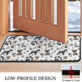 thumbnail image 3 of Schnauzer Dogs with Paw Door Rugs,Washable Non Slip Door Mats Indoor,Decorative Door Mats,Entry Mat Indoor for Entrance,Bedroom,Kitchen,Bathroom,30"x17", 3 of 6