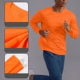 thumbnail image 1 of pstuiky Camisas de manga larga de invierno para hombre, Camiseta informal de manga larga con cuello redondo para hombre, color liso, transpirable, para correr y hacer ejercicio xxxl, 1 of 8