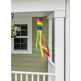 thumbnail image 6 of WIRESTER 40" Wavy Rainbow Windsock Banner Outdoor Hanging Decor for Wall Tree Front Patio Lawn Garden, 6 of 6