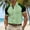 Green Golf Shirts, variant on JOANKDMI Golf Shirts for Men Short Sleeve Contrast Raglan Sleeve Color Block Athletic Tees Moisture Wicking Casual Button Tops Breathable Tennis Pullover S-5XL