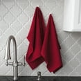 thumbnail image 5 of RITZ Royale Collection 100% Combed Terry Cotton, Oversized Kitchen Towel Set, 2-Pack, Solid, Paprika, 5 of 6