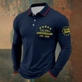 thumbnail image 2 of Polo Shirts for Men Long Sleeve Shirt Outdoor Mens Pullover Streetwear for Us.250 Years Tops, 2 of 3