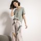 thumbnail image 1 of Pijama transpirable de 2 piezas para Mujer, ropa de dormir holgada, de manga corta, informal, para el hogar, 1 of 4