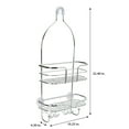 thumbnail image 6 of Bath Bliss Holland Steel Shower Caddy in Chrome, 6 of 6