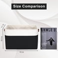 thumbnail image 3 of Fabric Storage Bins Baskets For Shelves 3 Pack Decorative Linen Closet Organizers With Handles For Clothes Home Office Organization, 3 of 7