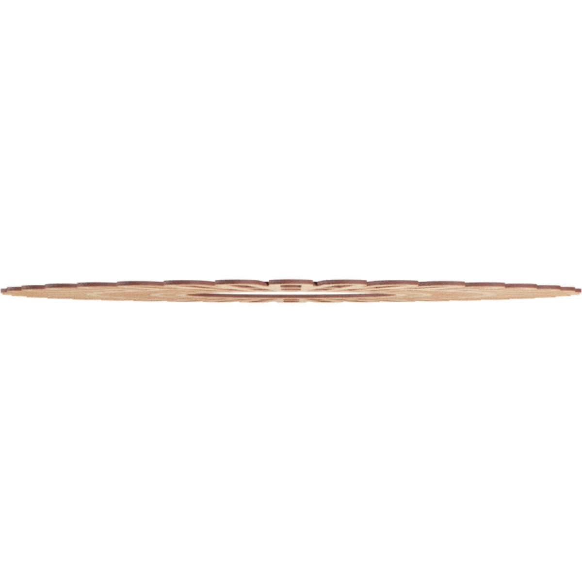 Ekena Millwork 36"OD x 13 3/8"ID x 3/8"T Cornelius Wood Fretwork Pierced Ceiling Medallion, Alder