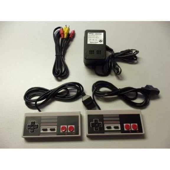 Nintendo NES Controllers AV Cable Power Adapter Bundle